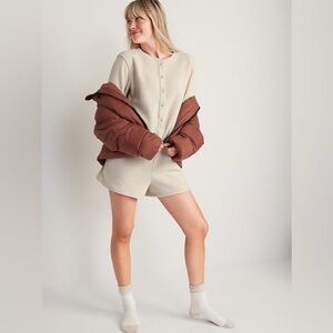 ON Fleece Henley Pajama Romper